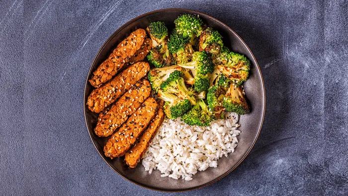Vegan Beef Tempeh & Broccoli